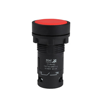 Кнопка с фиксацией OptiSignal Compact D22 С7-PH-411 красн. 1НО+1НЗ XB7NH45 КЭАЗ 362075