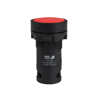 Кнопка OptiSignal Compact D22 С7-P-401 красн. 1НЗ XB7NA42 КЭАЗ 362027