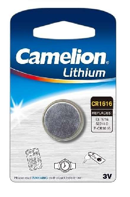 Элемент питания литиевый CR CR1616 BL-1 (блист.1шт) Camelion 3070
