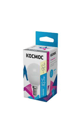 Лампа светодиодная GL45 10.5Вт 220В E14 3000К Космос LkeLED10.5wGL45E1430